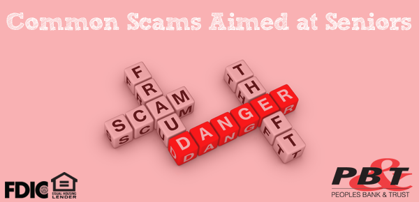 Protect your aging family and friends by sharing these common scams aimed at seniors.